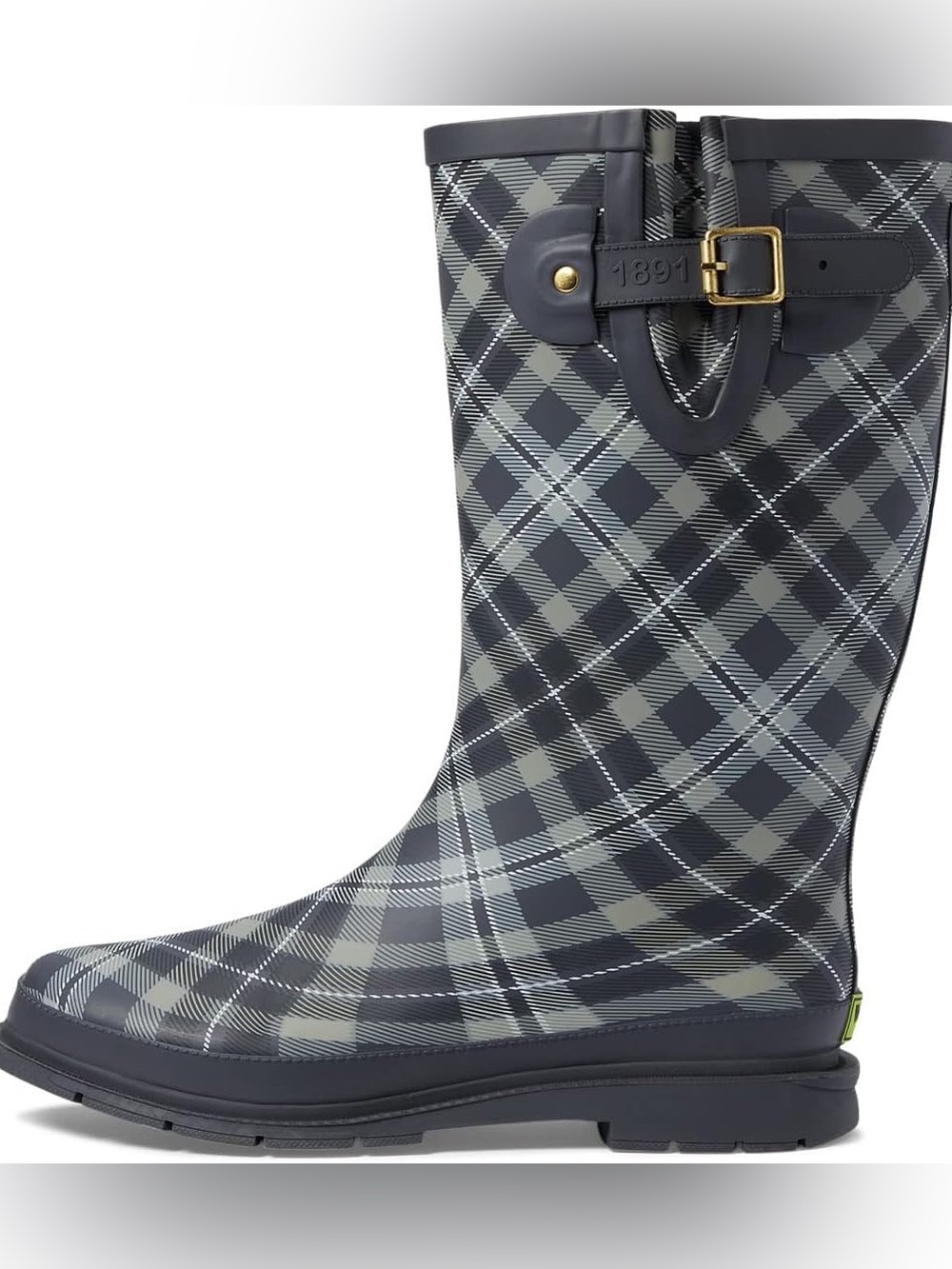 Western Chief Printed Tall Rain Boot Cabin Plaid - Picture 2 of 9